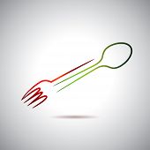 stock photo of restaurant  - Fork - JPG 