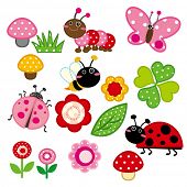 picture of art  - Cute Garden Insect - JPG 