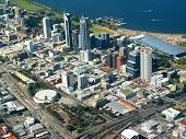 pic of construction worker  - an aerial view of perth city 2 - JPG 