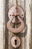 picture of close-up  - Wooden door - JPG 