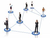 image of communication  - Business network - JPG 
