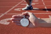 image of watch  - Historic stop watch time measurement track and field - JPG 