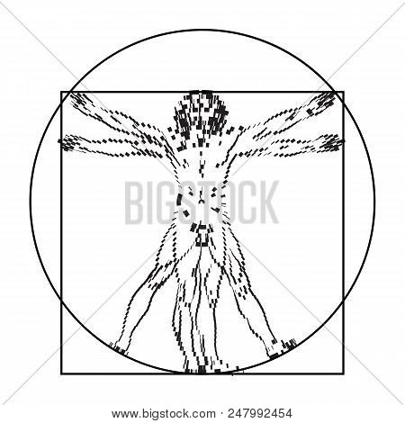 Poster: Vitruvian Man Or Homo Vitruviano