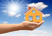 image of finance  - The house in hands - JPG 
