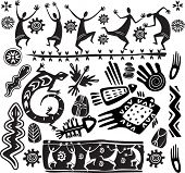 image of art  - Primitive art design elements - JPG 