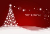 pic of illustration  - Christmas background with Christmas tree - JPG 