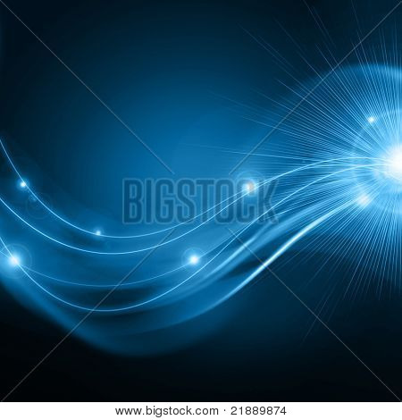 Picture or Photo of Abstract blue background