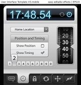 pic of user  - UI elements for Tablet PC or Smart phone - JPG 