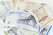 stock photo of currency  - Danish currency in different sizes and value - JPG 