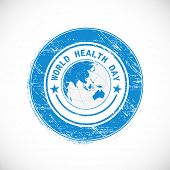 picture of world  - World health day concept with globe - JPG 