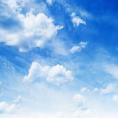 pic of blue sky  - Blue sky with clouds - JPG 