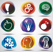 picture of science  - Idea Symbols Set - JPG 