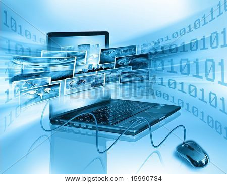 Picture or Photo of Best Internet Concept of global business from concepts series