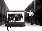 stock photo of isp  - business online network team  - JPG 