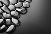 foto of stability  - black stone background - JPG 