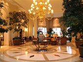 picture of opulence  - luxury hotel lobby reception area - JPG 