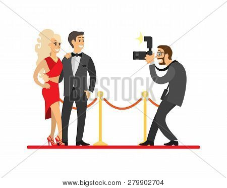 Poster: Paparazzi Taking Photo Of Celebrities